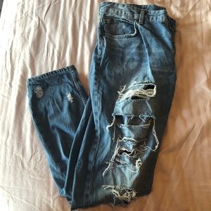 Size 10 Low Waist Boyfriend Jeans